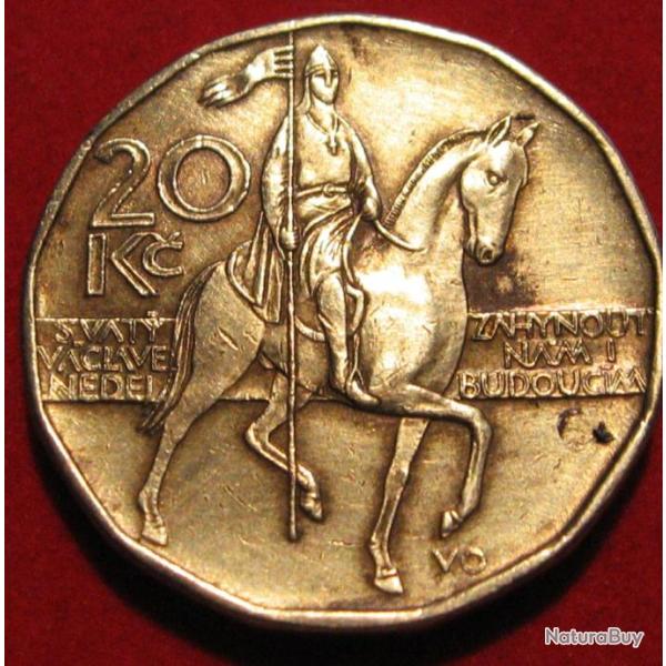 republique tcheque piece de  20 haleru  korum 1999 ttb