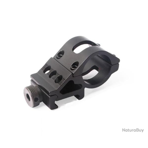 Anneau de montage tactique 45� pour lampe torche sur rail weaver
