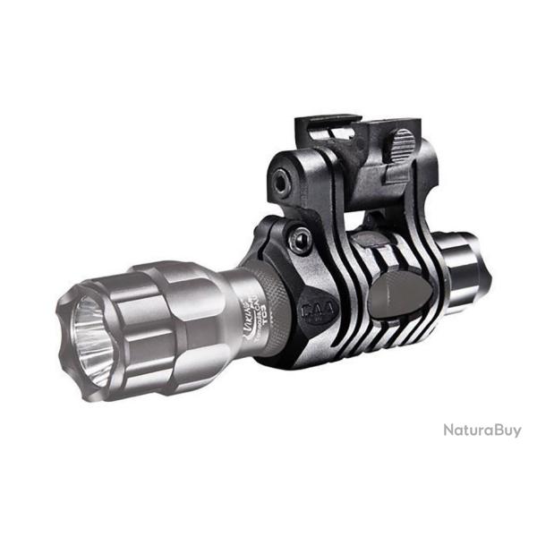 Support lampe tactique Picatinny 5 positions � 24,4-27 mm - Noir