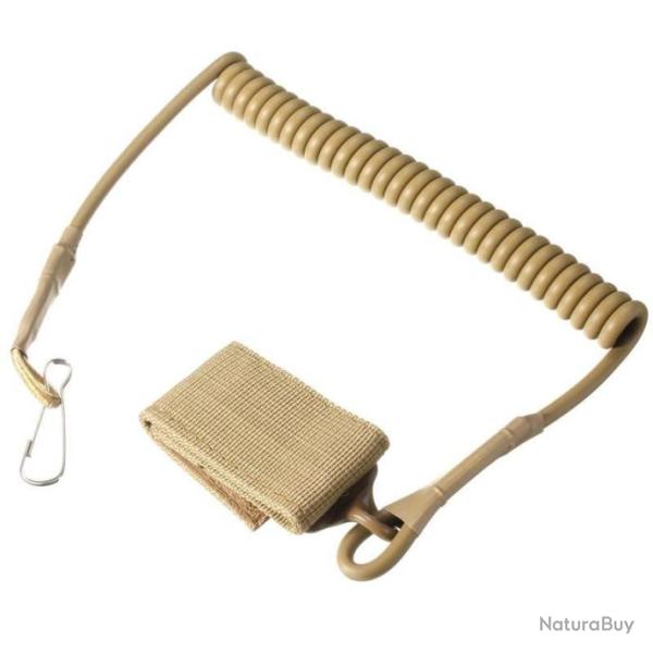 Dragonne de s�curit� r�tractable beige - LIVRAISON GRATUITE