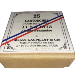 11 mm 1873 ou 11mm Arm&eacute;e Fran&ccedil;aise: Reproduction boite cartouches (vide) GAUPILLAT 12650504