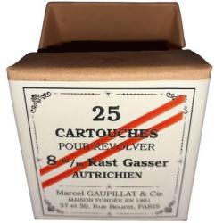 8 mm Rast Gasser ou 8mm AUTRICHIEN: Reproduction boite (vide) GAUPILLAT 9467696