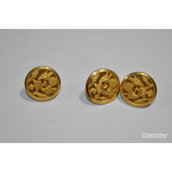 Bouton 16 mm Am�ricain US USA US ARMY 1939/1945 Waterbury (20C