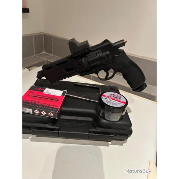 Umerex HDR 50 T4E Revolver special. 18 joules mallete Co2 et Ammo. Excellent tat.