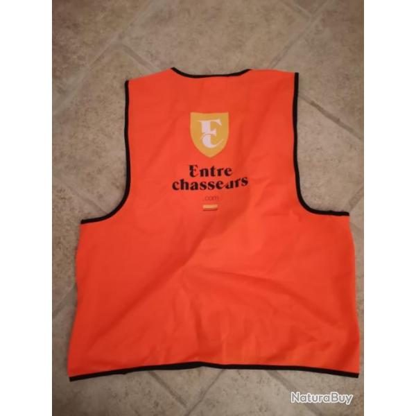 Gilet fluo pour chasse au poste