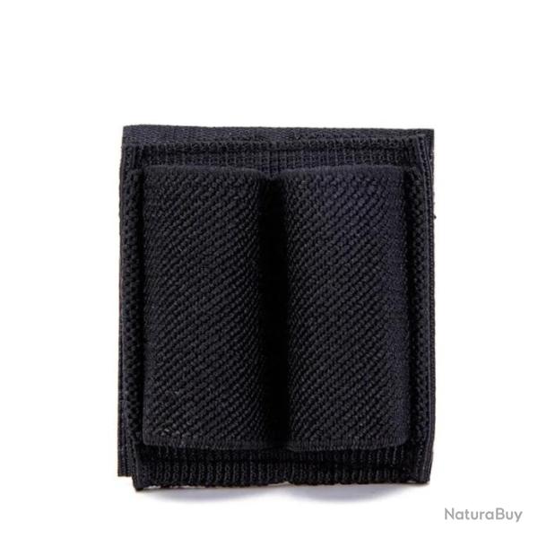 Cartouchi�re � scratch 2 emplacements pour munitions ray�es - Noire