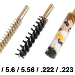 Lot de 3 &eacute;couvillons de nettoyage calibre .22 / 5.6 / 5.56 / .222 / .223