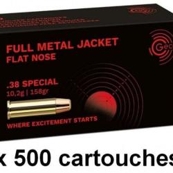 GECO cal.38 Sp&eacute;cial FMJ Flat Nose 158gr x500