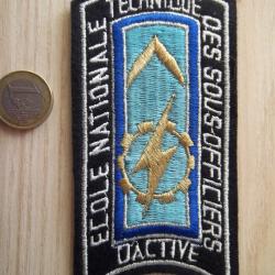 écusson militaire école nationale technique des sous officiers d'active