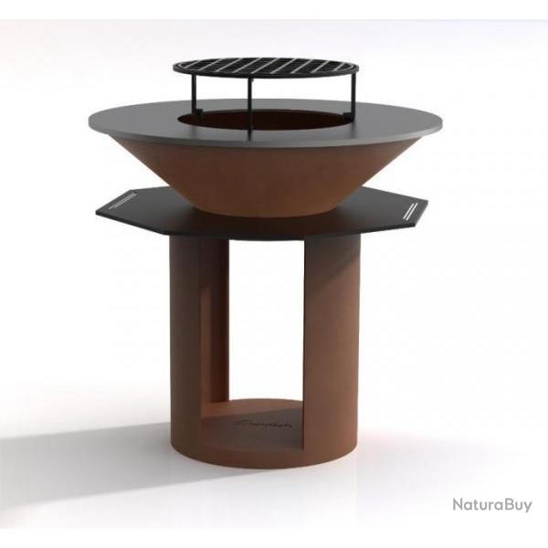 Brasero plancha � bois Random Fire Ball 100 cm  - Medium - Plancha / Brasero seul