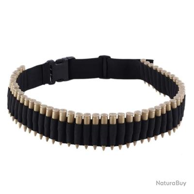 Ceinture beige de 27 munitions calibre 12 - Cartouchières ceinture de