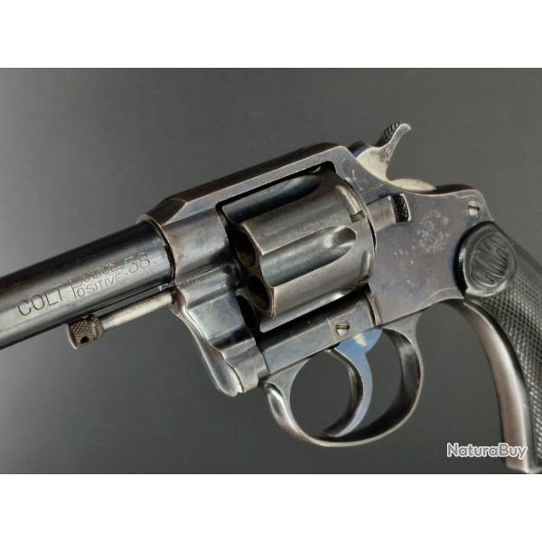 REVOLVER COLT 1898 NEW POLICE POSITIVE 4 pouces BLEU Calibre 38 Smith et Wesson VP 1906 - USA XIX� T
