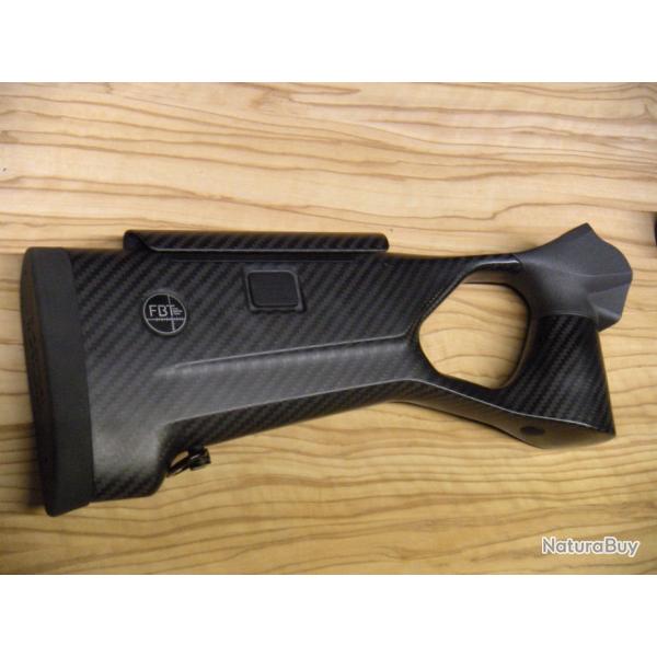 Ensemble crosse carbone + mod�rateur de son int�gral carbon FBT pour BLASER R8, Cal: 9,3*62. Occas