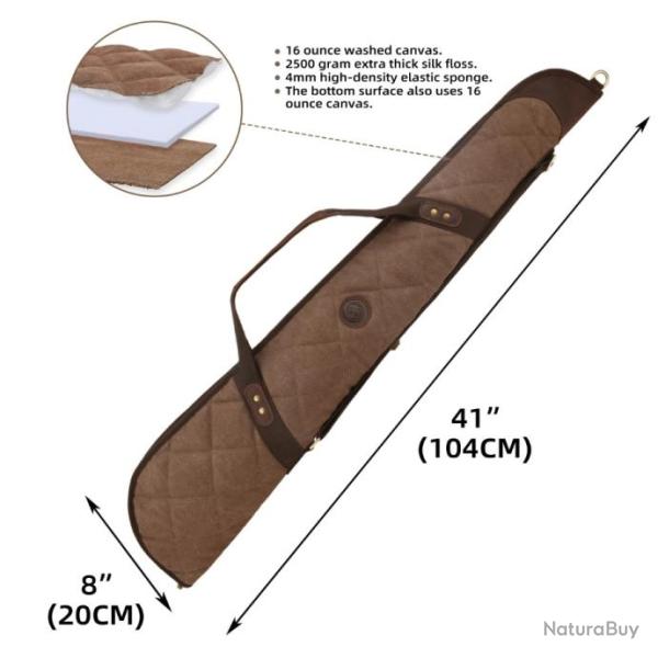 WAYNE'S DOG-�tui souple pour fusil � port�e de main 41" NO SCOPE MARRON LIVRAISON GRATUITE !!