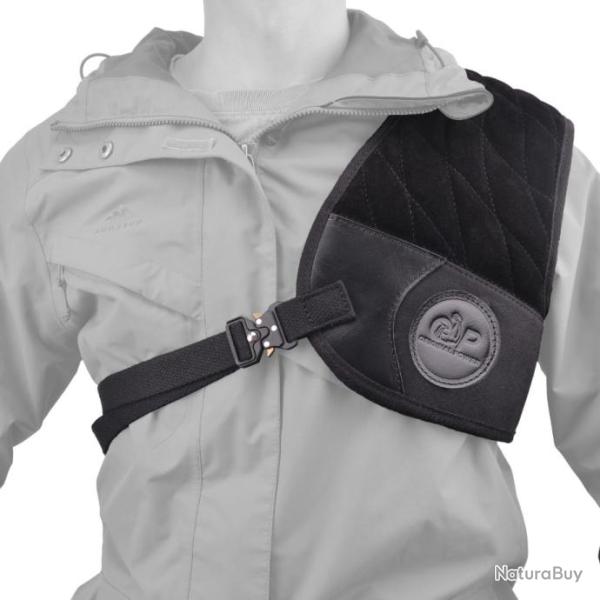 Bouclier d'�paule Anti recul pour gros calibres - Gaucher - NOIR