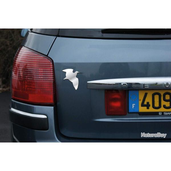 Autocollant b�casse chrom� 3D