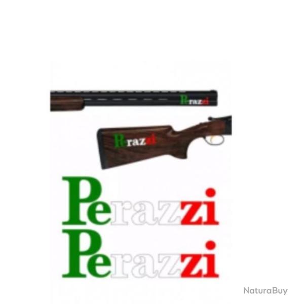 2 autocollants stickers Perazzi pour canon fusil ou autres Exp�dition sous 24H ! Italie