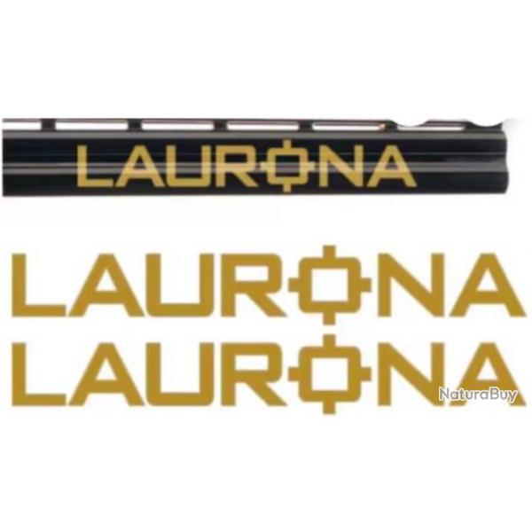 2 autocollants stickers Laurona pour canon fusil ou autres Exp�dition sous 24H ! H