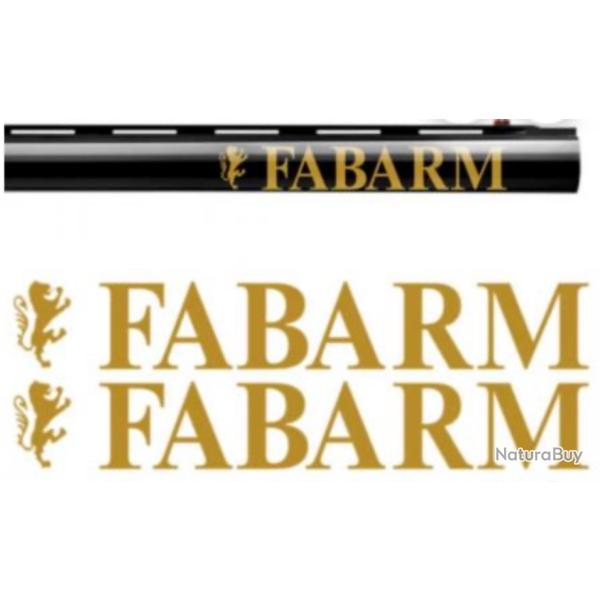 2 autocollants stickers Fabarm pour canon fusil ou autres Exp�dition sous 24H !