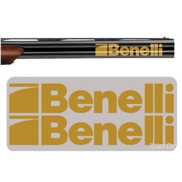 2 autocollants stickers Benelli pour canon fusil ou autres Exp�dition sous 24H !