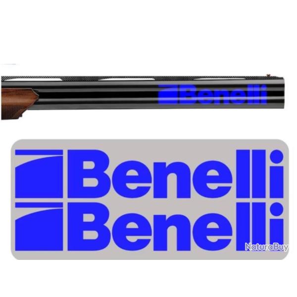 2 autocollants stickers Benelli pour canon fusil ou autres Exp�dition sous 24H ! C