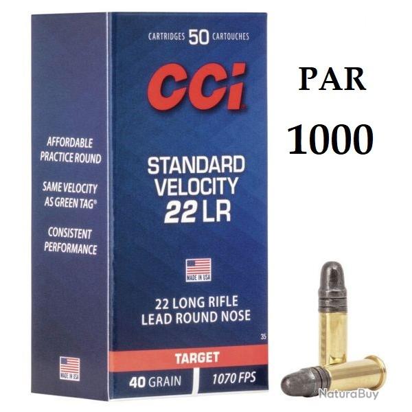 1000 CCI Standard Velocity calibre 22lr