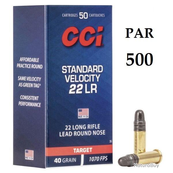500 CCI Standard Velocity calibre 22lr