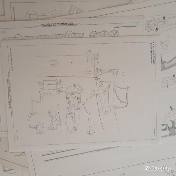 40 impressions affiche arme brevet sp�cification arme ancienne