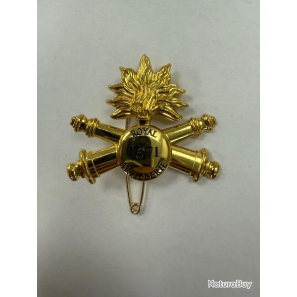 insigne de b�ret Artillerie Royal 1671
