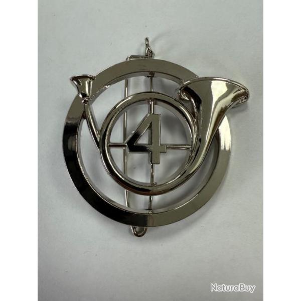insigne de b�ret 4e R�giment de chasseurs