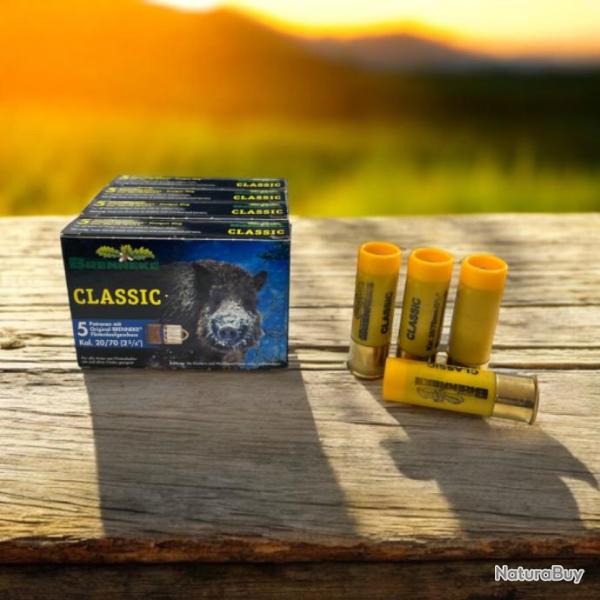 Lot de 20 balles Brenneke cal 20/70, 26 grs d�stockage !!!