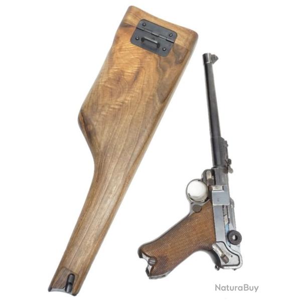 Etui Crosse bois Luger P08 Civil