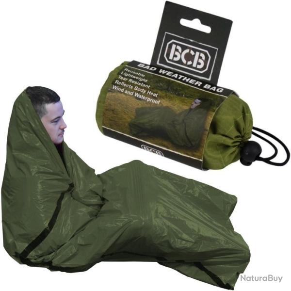 Sac de survie BCB Bad Weather Bag vert arm�e