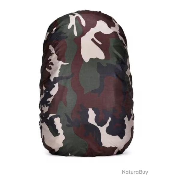 Housse de Sac � Dos Imperm�able pour Activit�s en Plein Air Capacit� 45L Camouflage