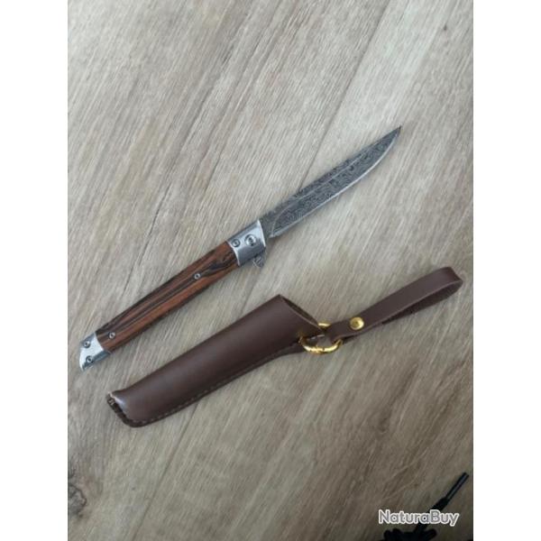 Couteau pliant avec tui Neuf 1 euro !