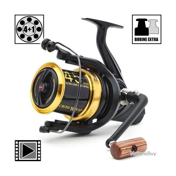 Moulinet Daiwa Emblem Carp 45 SCW QD OT Gold