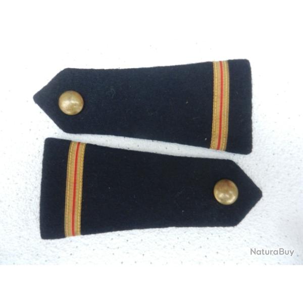 paire de pattes d'�paules adjudant d'infanterie