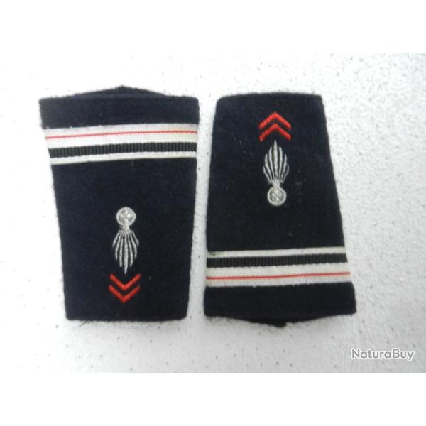 paire de fourreaux d'�paules infanterie major.