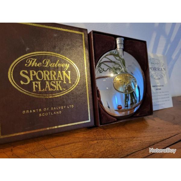 FLASK THE ORIGINAL " DALVEY SPORRAN " SCOTLAND ..
