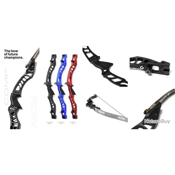 HOYT - Poign�e Classique RCRV COMP 25" GAUCHER (LH) JET BLACK