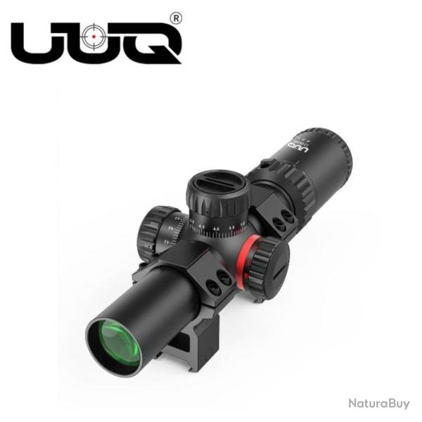 Lunette de chasse UUQ 1.2-6X24 SFP Compacte LPVO avec Rticule BDC  LIVRAISON GRATUITE !!