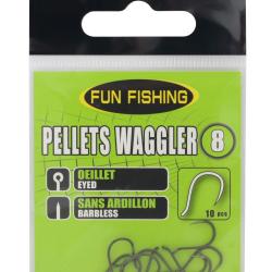 Fun fishing hame&ccedil;ons pellets waggler 12