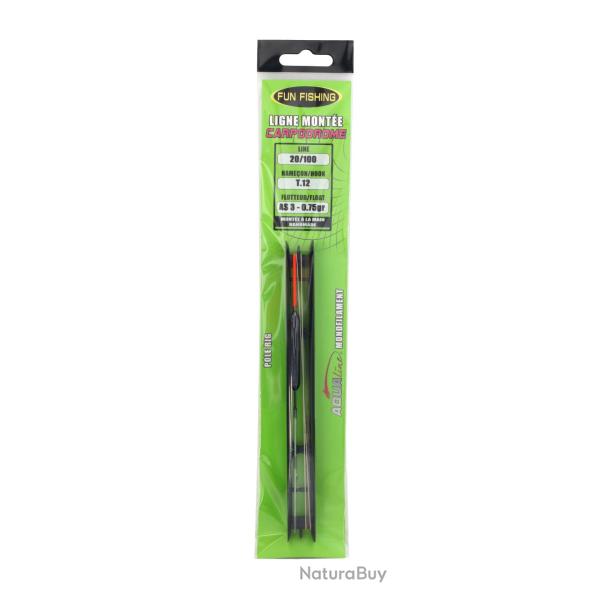 Fun fishing ligne mont�e AS3 Ham T12 0.3