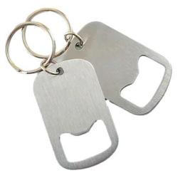 Porte cl&eacute; d&eacute;capsuleur m&eacute;tal petit mod&egrave;le &agrave; personnaliser