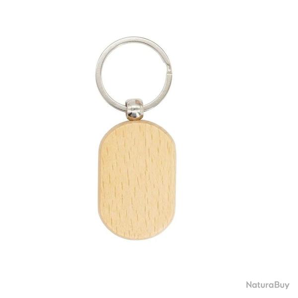 Porte cl�s en bois en forme de piste � personnaliser