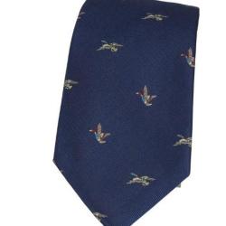 Cravate Canards Bleue Homme