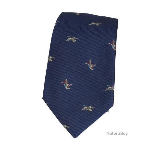 Cravate Canards Bleue Homme