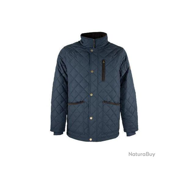 Manteau matelass� homme Bleu marine style urbain chaud
