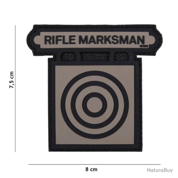 Patch 3D PVC Rifle marksman avec velcro | 101 Inc (0001 5332)