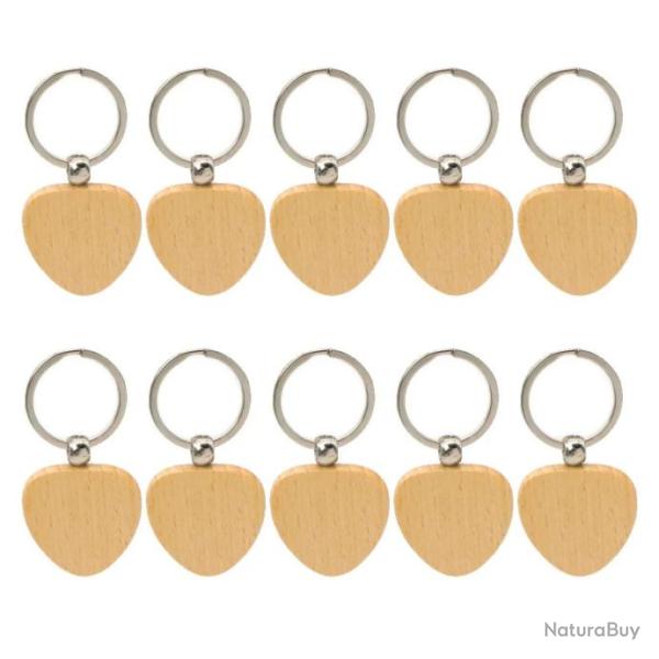 Vente Flash ! Porte cl�s en bois coeur � personnaliser